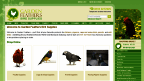 What Gardenfeathers.co.uk website looked like in 2017 (6 years ago)