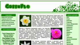 What Greenflo.ru website looked like in 2017 (6 years ago)