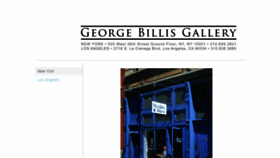 What Georgebillis.com website looked like in 2017 (7 years ago)