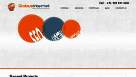 What Globusinternet.com website looked like in 2017 (6 years ago)