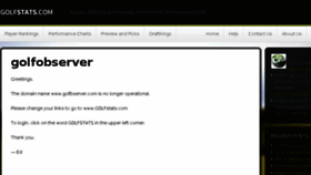 What Golfobserver.com website looked like in 2017 (6 years ago)