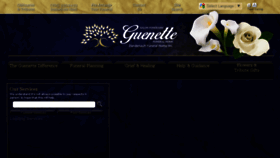 What Guenettefuneral.com website looked like in 2017 (6 years ago)