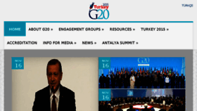 What G20.org.tr website looked like in 2017 (8 years ago)