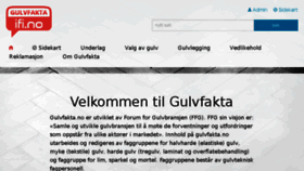 What Gulvfakta.no website looked like in 2017 (6 years ago)