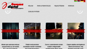 What Gammadigital.hu website looked like in 2017 (8 years ago)