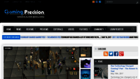 What Gamingprecision.com website looked like in 2017 (6 years ago)