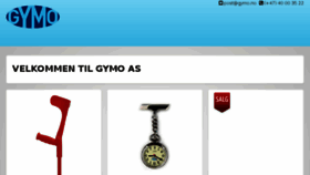 What Gymo.no website looked like in 2017 (6 years ago)