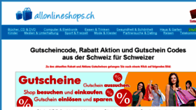 What Gutscheincodeschweiz.ch website looked like in 2017 (6 years ago)