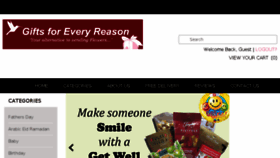 What Giftsforeveryreason.com website looked like in 2017 (7 years ago)