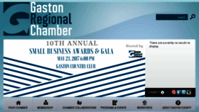 What Gastonchamber.com website looked like in 2017 (6 years ago)