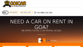 What Goicar.in website looked like in 2017 (6 years ago)