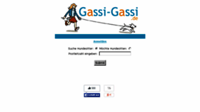 What Gassi-gassi.de website looked like in 2017 (6 years ago)
