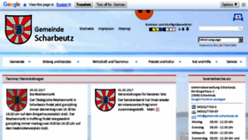 What Gemeinde-scharbeutz.de website looked like in 2017 (6 years ago)