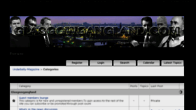 What Glasgowgangland.com website looked like in 2017 (6 years ago)