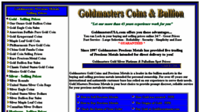 What Goldmastersonline.com website looked like in 2017 (6 years ago)