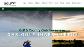What Golfclub-fleesensee.de website looked like in 2017 (6 years ago)