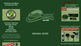 What Green-heaven.de website looked like in 2017 (6 years ago)