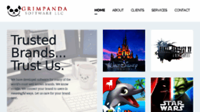What Grimpanda.com website looked like in 2017 (6 years ago)