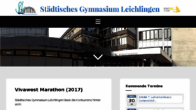 What Gymnasium-leichlingen.de website looked like in 2017 (6 years ago)
