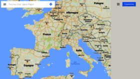 What Googlemaps.fr website looked like in 2017 (6 years ago)