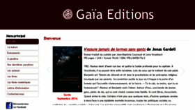 What Gaia-editions.com website looked like in 2017 (6 years ago)