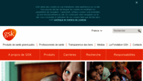 What Gsk.fr website looked like in 2017 (6 years ago)