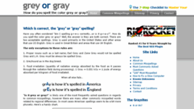 What Greyorgray.com website looked like in 2017 (6 years ago)