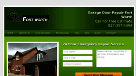 What Garagedoorrepair-fortworth.com website looked like in 2017 (6 years ago)