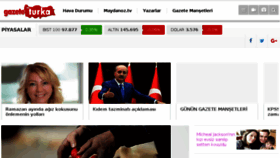 What Gazeteturka.com website looked like in 2017 (6 years ago)