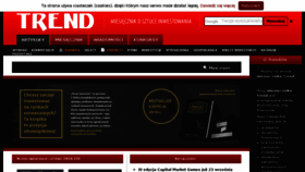 What Gazetatrend.pl website looked like in 2017 (6 years ago)