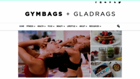 What Gymbagsandgladrags.com website looked like in 2017 (6 years ago)