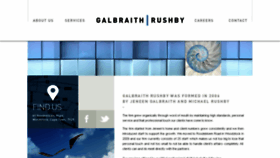 What Galbraithrushby.co.za website looked like in 2017 (6 years ago)