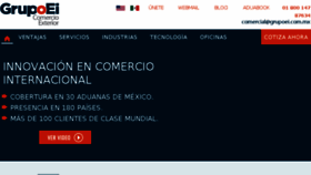 What Grupoei.com.mx website looked like in 2017 (6 years ago)