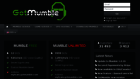 What Gotmumble.com website looked like in 2017 (6 years ago)
