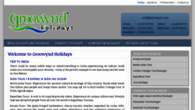 What Groowyndholidays.com website looked like in 2017 (6 years ago)