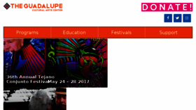 What Guadalupeculturalarts.org website looked like in 2017 (6 years ago)