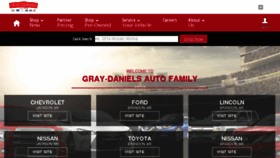 What Graydaniels.com website looked like in 2017 (6 years ago)