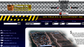 What Gmtrucksinc.com website looked like in 2017 (6 years ago)