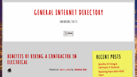 What Generalinternetdirectory.net website looked like in 2017 (6 years ago)