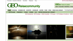What Geo-reisecommunity.de website looked like in 2017 (6 years ago)