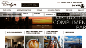 What Gershwinhotel.com website looked like in 2017 (6 years ago)