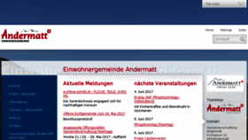 What Gemeinde-andermatt.ch website looked like in 2017 (6 years ago)