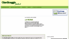 What Giardinaggiofacile.it website looked like in 2017 (6 years ago)