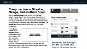 What Gibcar.com website looked like in 2017 (6 years ago)
