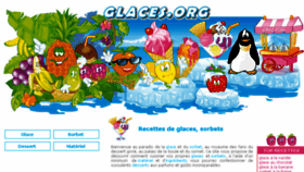 What Glaces.org website looked like in 2017 (6 years ago)