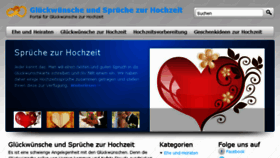 What Glueckwunsch-hochzeit-sprueche.de website looked like in 2017 (6 years ago)