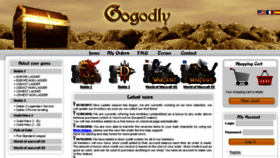 What Gogodly.com website looked like in 2017 (6 years ago)