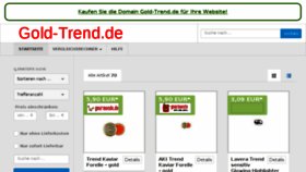 What Gold-trend.de website looked like in 2017 (6 years ago)