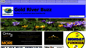 What Goldriverbuzz.com website looked like in 2017 (6 years ago)