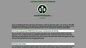What Golf-tuition-online.com website looked like in 2017 (6 years ago)